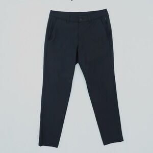 Lululemon Commission Pant Mens 31 x 28 Black Slim Performance Stretch Golf